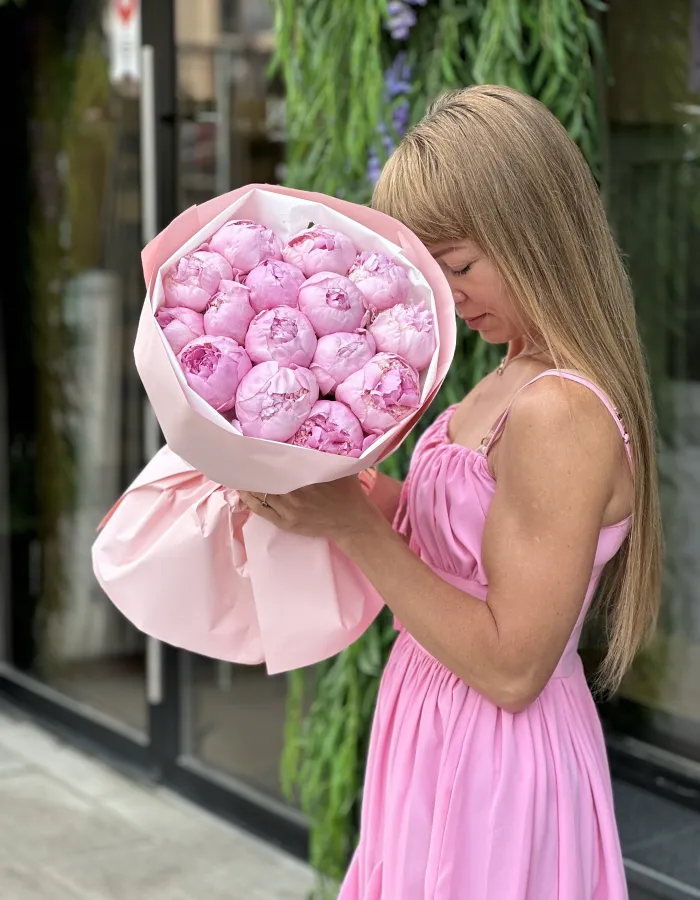 Букет Розовое безе