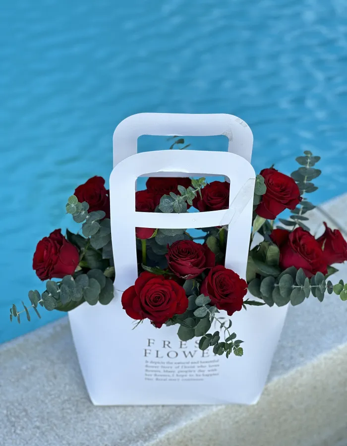 Handbag with flowers "Generosity of the Soul"